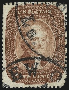 Sale 1037, Lot 1475, 3c-90c 1857-60 Issue (Scott 26-39)