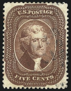 Sale 1037, Lot 1476, 3c-90c 1857-60 Issue (Scott 26-39)