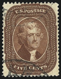 Sale 1037, Lot 1479, 3c-90c 1857-60 Issue (Scott 26-39)