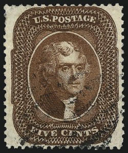 Sale 1037, Lot 1484, 3c-90c 1857-60 Issue (Scott 26-39)
