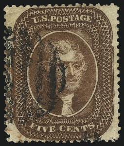 Sale 1037, Lot 1485, 3c-90c 1857-60 Issue (Scott 26-39)