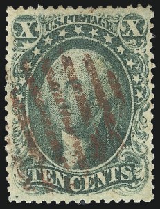 Sale 1037, Lot 1488, 3c-90c 1857-60 Issue (Scott 26-39)