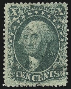 Sale 1037, Lot 1494, 3c-90c 1857-60 Issue (Scott 26-39)