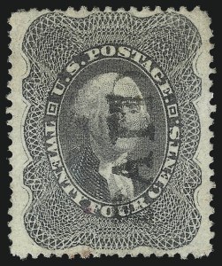Sale Number 1037, Lot Number 1506, 3c-90c 1857-60 Issue (Scott 26-39)