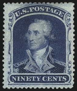 Sale 1037, Lot 1512, 3c-90c 1857-60 Issue (Scott 26-39)