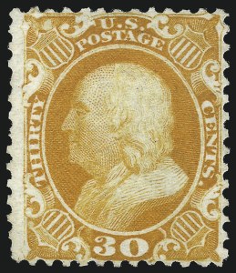 Sale 1037, Lot 1526, 1875 Reprint of 1857-60 Issue (Scott 40-47)