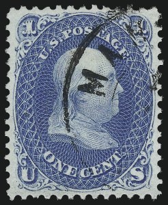 Sale Number 1037, Lot Number 1538, 1861-66 Issue (Scott 56-66)