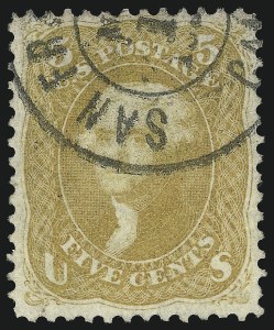 Sale 1037, Lot 1557, 1861-66 Issue (Scott 67-78c)