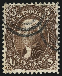 Sale Number 1037, Lot Number 1577, 1861-66 Issue (Scott 67-78c) Sale Number 1037, Lot Number 1577, 1861-66 Issue (Scott 67-78c)