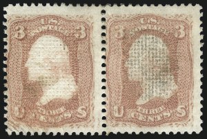 Sale 1037, Lot 1587, 1867-68 Grilled Issue (Scott 79-101)