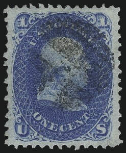 Sale 1037, Lot 1604, 1867-68 Grilled Issue (Scott 79-101)