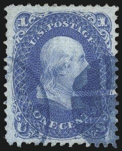 Sale 1037, Lot 1609, 1867-68 Grilled Issue (Scott 79-101)