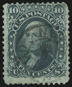 Sale 1037, Lot 1614, 1867-68 Grilled Issue (Scott 79-101)