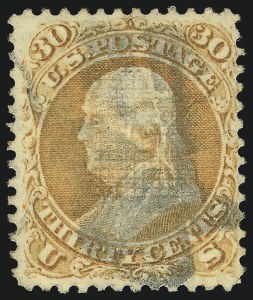 Sale 1037, Lot 1619, 1867-68 Grilled Issue (Scott 79-101)