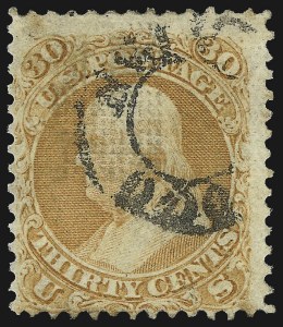 Sale 1037, Lot 1620, 1867-68 Grilled Issue (Scott 79-101)