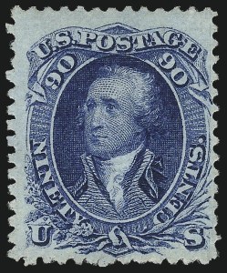 Sale 1037, Lot 1622, 1867-68 Grilled Issue (Scott 79-101)