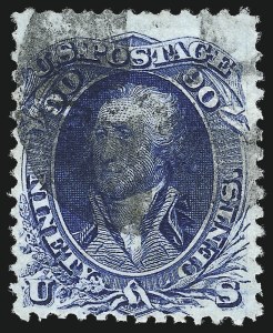Sale 1037, Lot 1627, 1867-68 Grilled Issue (Scott 79-101)