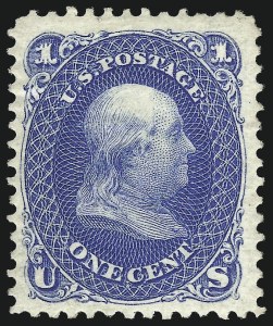 Sale 1037, Lot 1628, 1875 Re-Issue of 1861-66 Issue (Scott 102-111)