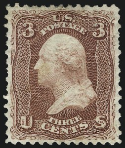 Sale 1037, Lot 1636, 1875 Re-Issue of 1861-66 Issue (Scott 102-111)