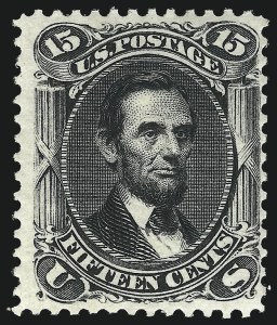Sale 1037, Lot 1645, 1875 Re-Issue of 1861-66 Issue (Scott 102-111)
