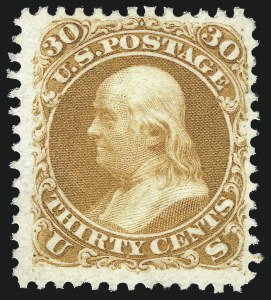 Sale 1037, Lot 1649, 1875 Re-Issue of 1861-66 Issue (Scott 102-111)