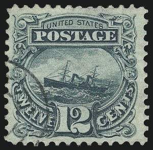 Sale 1037, Lot 1694, 1875 Re-Issue of 1869 Pictorial Issue (Scott 123-132)