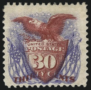 Sale 1037, Lot 1701, 1875 Re-Issue of 1869 Pictorial Issue (Scott 123-132)