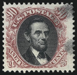 Sale 1037, Lot 1706, 1875 Re-Issue of 1869 Pictorial Issue (Scott 123-132)