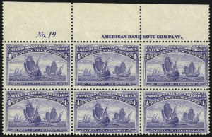 Sale 1037, Lot 1810, 1893 Columbian Issue, 1c thru 30c (Scott 230-239)