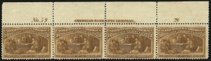 Sale 1037, Lot 1822, 1893 Columbian Issue, 1c thru 30c (Scott 230-239)