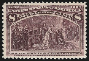 Sale Number 1037, Lot Number 1823, 1893 Columbian Issue, 1c thru 30c (Scott 230-239)