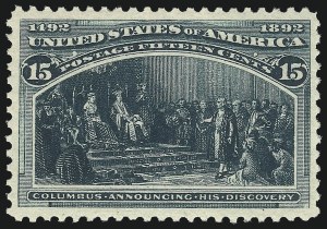 Sale Number 1037, Lot Number 1828, 1893 Columbian Issue, 1c thru 30c (Scott 230-239)