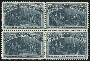 Sale 1037, Lot 1831, 1893 Columbian Issue, 1c thru 30c (Scott 230-239)