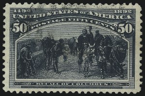 Sale Number 1037, Lot Number 1835, 1893 Columbian Issue, 50c thru $5.00 (Scott 240-245)