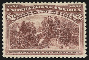 Sale 1037, Lot 1841, 1893 Columbian Issue, 50c thru $5.00 (Scott 240-245)