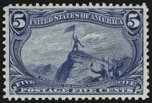 Sale 1037, Lot 1909, 1898 Trans-Mississippi Issue (Scott 285-293)