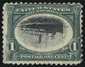 Sale 1037, Lot 1953, 1901 Pan-American Issue Inverts (Scott 294a-296a-S)