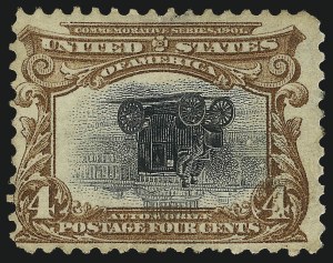 Sale 1037, Lot 1955, 1901 Pan-American Issue Inverts (Scott 294a-296a-S)