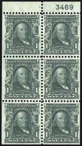 Sale 1037, Lot 1957, 1902-08 Issue thru Jamestown Issue (Scott 300-330)