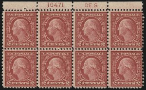 Sale 1037, Lot 2109, 1914-22 Issues (Scott 446-550)