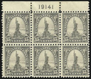Sale 1037, Lot 2122, 1922-26 and Later Issues (Scott 551-1610), 15c Gray (566) Sale 1037, Lot 2122, 1922-26 and Later Issues (Scott 551-1610)