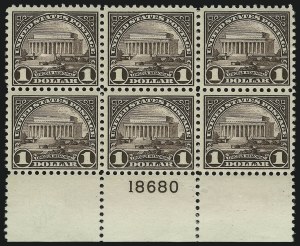 Sale 1037, Lot 2132, 1922-26 and Later Issues (Scott 551-1610)