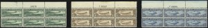 Sale 1037, Lot 2216, Air Post, Graf Zeppelin Issues (Scott C13-C15, C18)