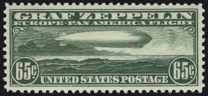 Sale 1037, Lot 2219, Air Post, Graf Zeppelin Issues (Scott C13-C15, C18)