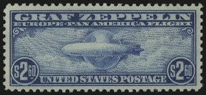 Sale 1037, Lot 2228, Air Post, Graf Zeppelin Issues (Scott C13-C15, C18)