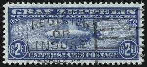 Sale 1037, Lot 2229, Air Post, Graf Zeppelin Issues (Scott C13-C15, C18)