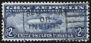 Sale Number 1037, Lot Number 2230, Air Post, Graf Zeppelin Issues (Scott C13-C15, C18)