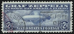 Sale 1037, Lot 2231, Air Post, Graf Zeppelin Issues (Scott C13-C15, C18)