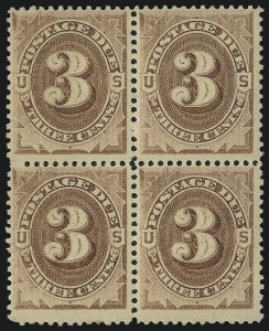 Sale 1037, Lot 2250, Postage Due Featuring Blocks and Plate Blocks (Scott J1-J28)