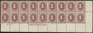 Sale 1037, Lot 2268, Postage Due Featuring Blocks and Plate Blocks (Scott J1-J28)